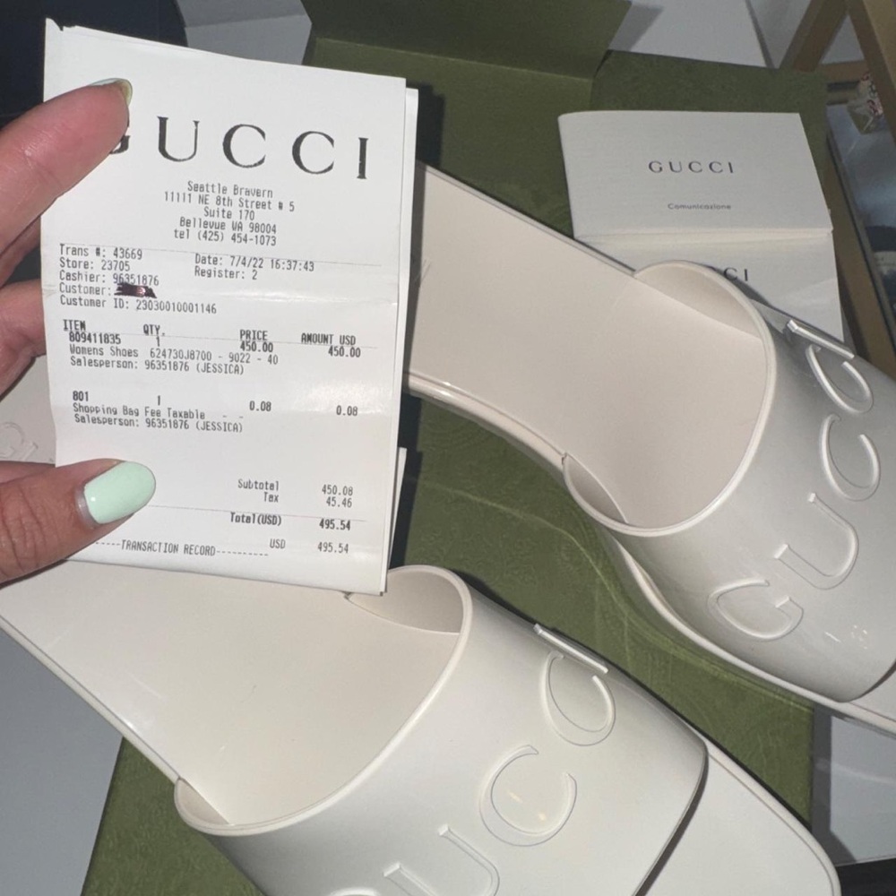 Gucci Women's Beige Mules - Picture 4 of 7